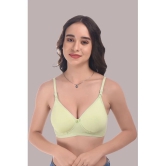 Elina - Green Cotton Heavily Padded Womens Plunge Bra ( Pack of 1 ) - None