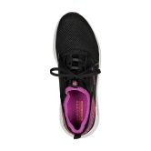 Skechers Black Women Go Run Elevate- Quick Stride Slip On Sneakers