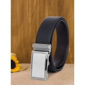 Loopa - Black Faux Leather Mens Reversible Belt ( Pack of 1 ) - None