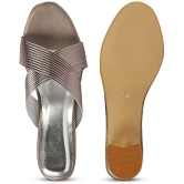 Ishransh - Silver Women's Slip On Heels - None