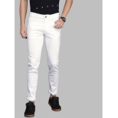 HALOGEN - White Denim Slim Fit Men's Jeans ( Pack of 1 ) - None