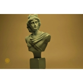 Ancient Greek God Figurine (7x14 Inches)-Yellow