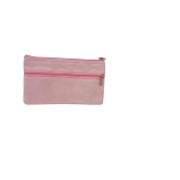 :Double Zipper Velvet Pencil Case set of 3