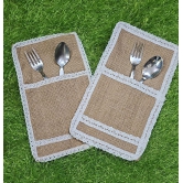 JFL  Jute Cutlery Set