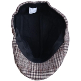 Zacharias Brown Woollen Men''s Cap ( Pack of 1 ) - Brown