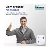 BPL Medical Technologies Breathe Ezee N6 Low Noise Compressor Nebuliser Machine, White