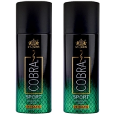 St. John Cobra Sport Long Lasting Deodorant Spray for Men 50 ml ( Pack of 2 )