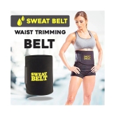 Slim & Sweat Belt for Men and Women |Body Shaper - Free Size (Black Color) 1 Pcs - Free Size