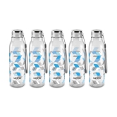 Milton Helix 1000 Pet Water Bottle, Set of 5, 1 Litre Each, Blue - Blue