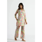 Label Flavia Multi Color Printed Pant Top Set - None