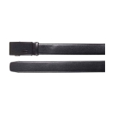 Zacharias - Black Leather Men's Casual Belt ( Pack of 1 ) - None