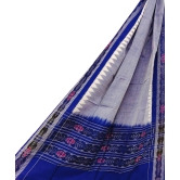 Gray Blue Sambalpuri Handwoven Single Ikat Cotton Dupatta