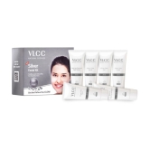 VLCC Silver Facial Kit, 60 g & Insta Glow Gold Bleach, 30 g (Pack of 2)