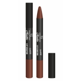 Buy 1 Get 1 Free! Half N' Half Lipstick 07-Dark Chocolate (Matte)