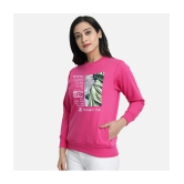 CHOZI Fleece Womens Non Hooded Sweatshirt ( Pink ) - None