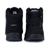 Liberty High Ankle Black Safety Shoes - 9