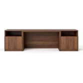 Brown Rectangular T.V Unit Cabinet - Modern Storage Solution-Brown