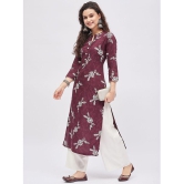 Tissu - Mauve Straight Rayon Womens Stitched Salwar Suit ( Pack of 1 ) - None