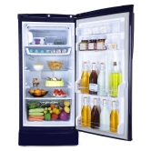 Godrej 210 L 5 Star Inverter, Jumbo Vegetable Tray Direct Cool Single Door Refrigerator With Base Drawer (RD EDGEPRO 225E 53 TDI MN BL, Marine Blue)