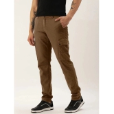 IVOC Slim Flat Mens Chinos - Brown ( Pack of 1 ) - None