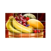 Asmi Collection Fruits for Kitchen Foods & Beverages Sticker ( 56 x 90 cms )