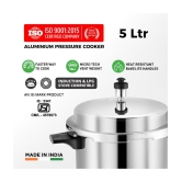 LEORON 5 L Aluminium OuterLid Pressure Cooker With Induction Base