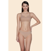 Amante Cotton T-Shirt Bra - Beige Single - 38C