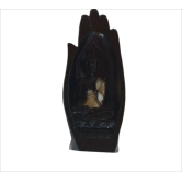 Black Resin Buddha Statue