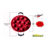 HomePro Casserole 3500Ml Appam Red Multicolor Steel Serve Casserole ( Set of 2 , 3500 mL ) - Multicolor