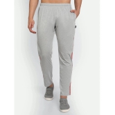 Zeffit - Grey Cotton Blend Mens Trackpants ( Pack of 1 ) - None