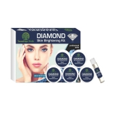 Soundarya Herbs Diamond Skin Brightening Facial Kit for All Skin Type for Men & Women-140g