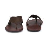 Leeport Brown Flip Flops - 7