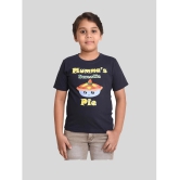 Neo Garments - Navy Blue Cotton Boys T-Shirt ( Pack of 1 ) - None