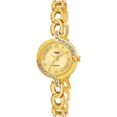 HAMT Gold Metal Analog Womens Watch