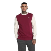 Mens Colorblock Crew-Neck Sweatshirt