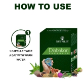 Nutriley Diabakon Diabetes Control Herbal Capsules Provides relief from Diabetes. Helps in controlling Blood Sugar Levels (60 caps)