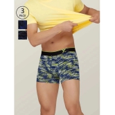 XYXX - Multicolor Modal Mens Trunks ( Pack of 3 ) - None