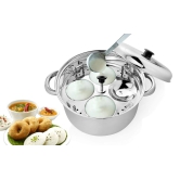 Urban Spoon Stainless Steel Idli Maker with Idli Plate, Idli Cooker, Idli Maker, Idli Cooker with Idli Plate, Rice Maker, Multi Cooking Pot 4000 Ml Dia 22.5 cm