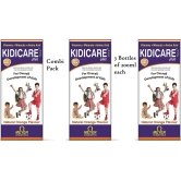 Kidicare For Growing children 200 ml Vitamins Syrup Pack of 3