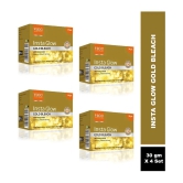 VLCC Insta Glow Gold Bleach 30 g (Pack of 4)