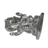 Silver-plated idol of Lord Ganesha