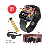 4 in 1 Combo Pack of Smartwatch, Trimmer, Sunglasses & Wallet