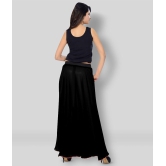 Sttoffa - Black Georgette Womens A-Line Skirt ( Pack of 1 ) - 36