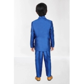 DKGF Fashion - Royal Blue Polyester Boys Suit ( Pack of 1 ) - None