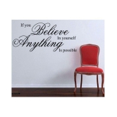 Print Mantras motivational/quotes wall stickers Motivational/Quotes Sticker ( 36 x 75 cms )