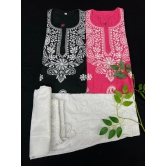 COTTON SETS COMBO-42 / BLACK & Peach / COTTON