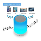 Wireless Night Lamp Changing colors Cum Bluetooth Music Speaker Table Light