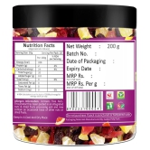 YUM YUM Mixed Dried Fruits Healthy Snack-200g Cranberries, Strawberries, Kiwi, Mango, Pineapple,