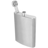 JMALL Steel Hip Flask - Silver