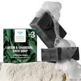 Neem & Charcoal Bath Soap (Pack of 3)-